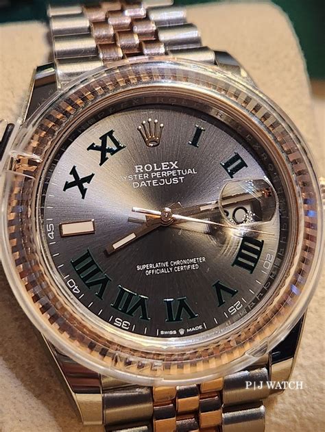 rolex datejust green roman numerals price|2022 rolex datejust 41mm.